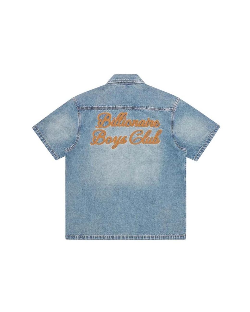 BBCICECREAM Blue Denim Shirts for men
