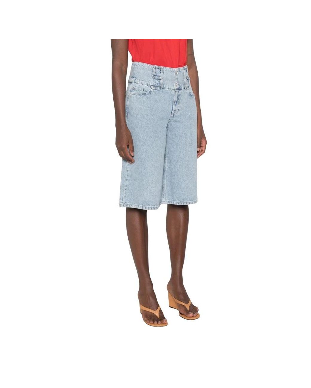 Stine Goya Blue Denim Shorts