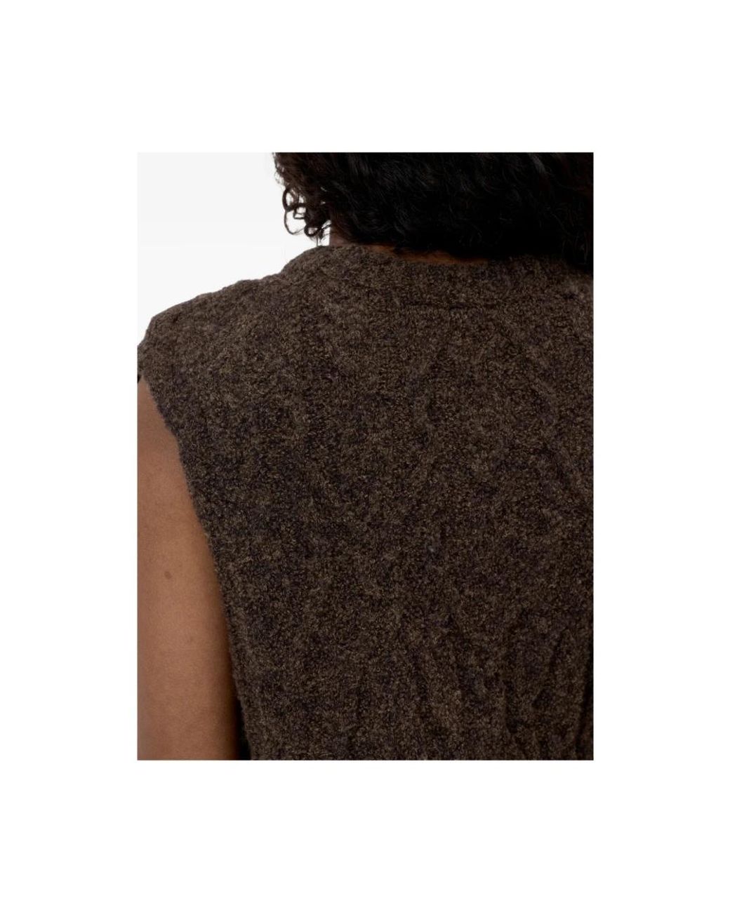 Closed Brown Round-Neck Knitwear
