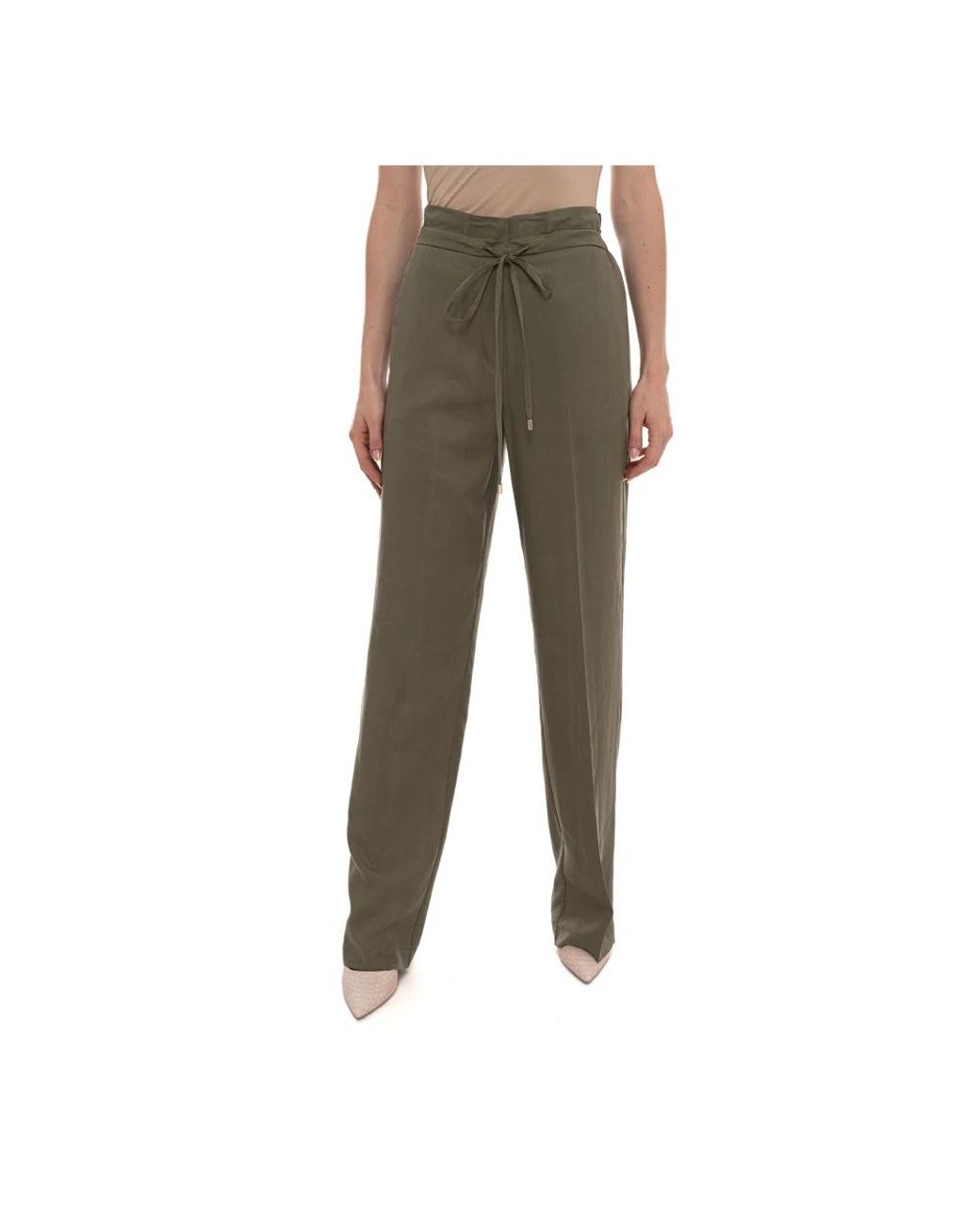 Liu Jo Green Wide Trousers