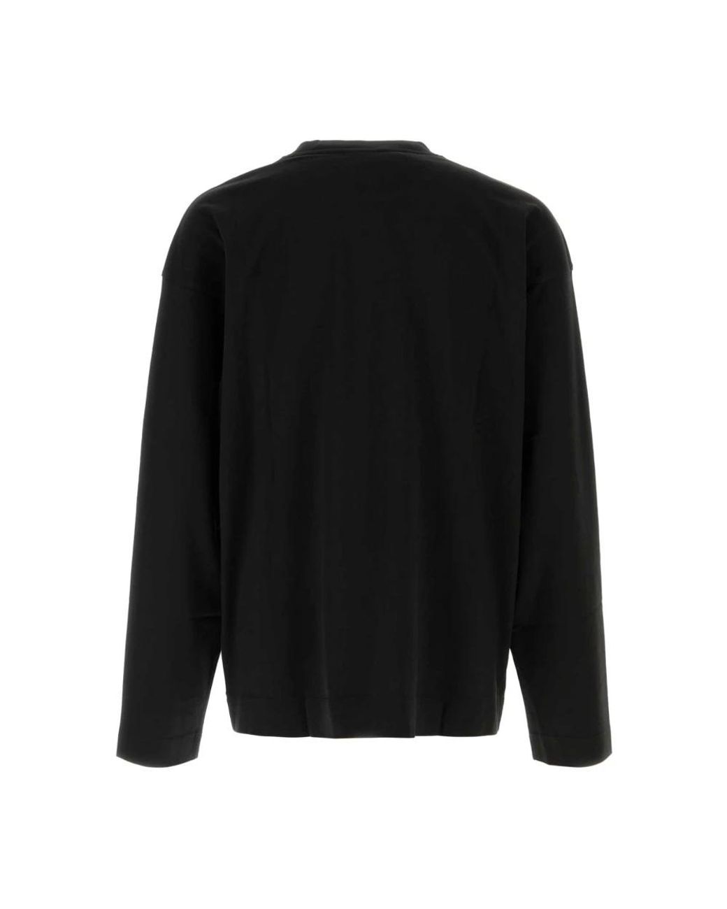 Dries Van Noten Black Long Sleeve T-Shirts for men