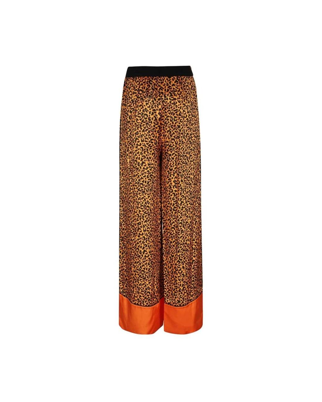 Karl Lagerfeld Brown Wide Trousers