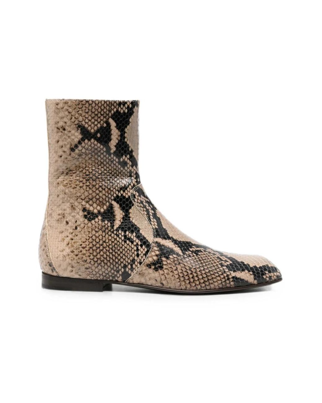 Khaite Brown Ankle Boots