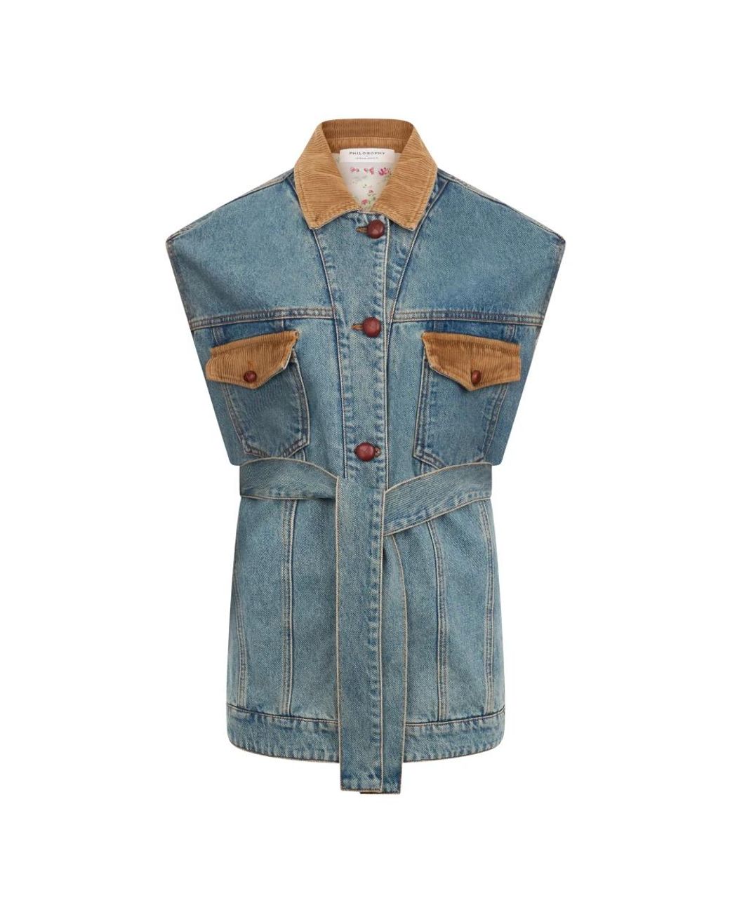 Philosophy Di Lorenzo Serafini Blue Vests