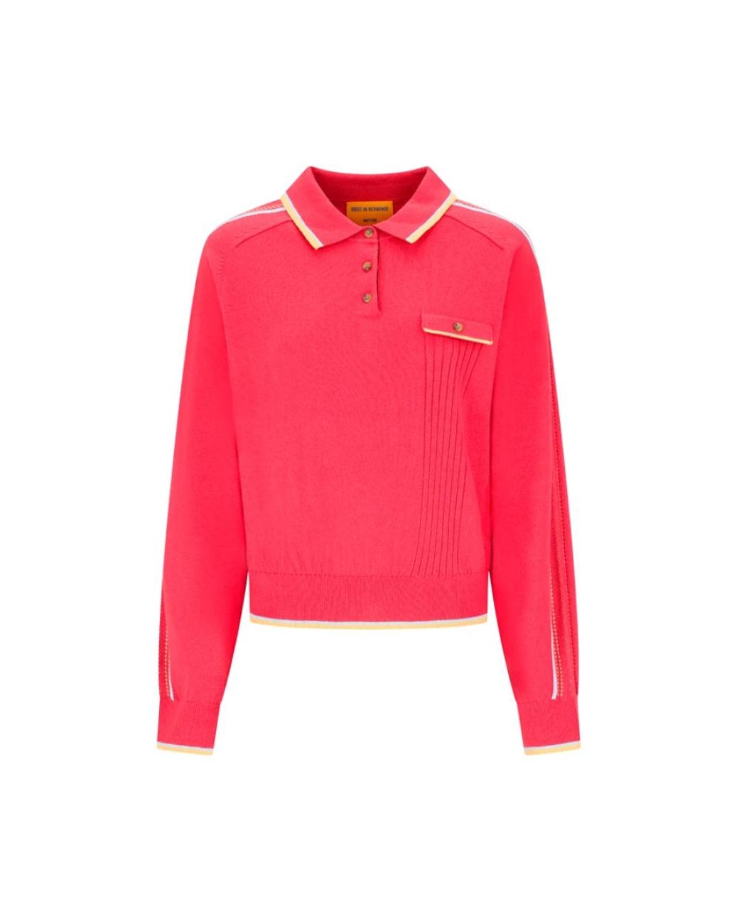 Guest In Residence Red Polo Shirts