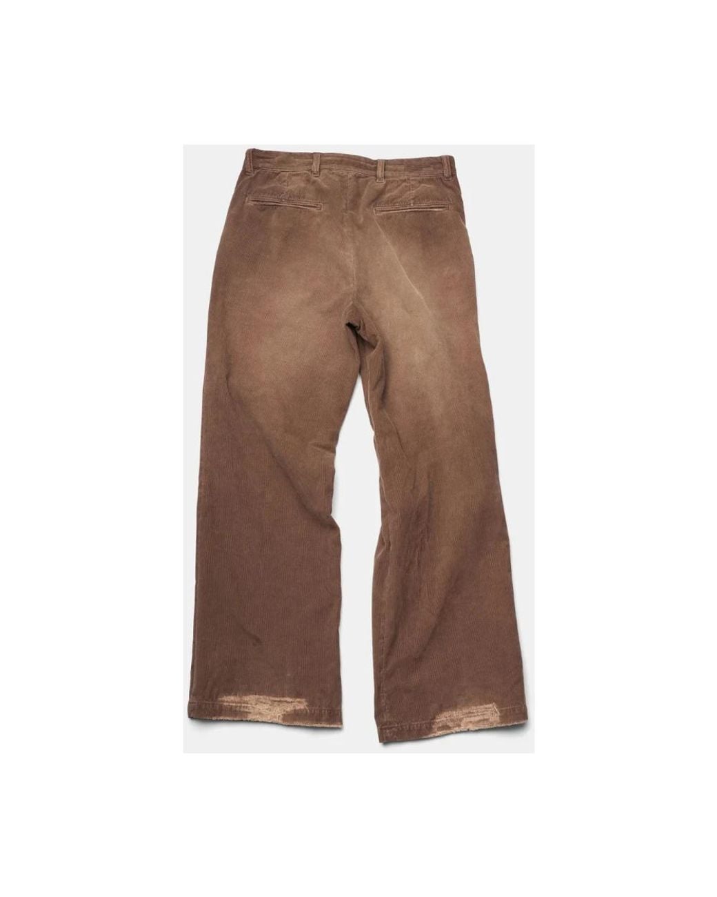 Stockholm Surfboard Club Brown Wide Trousers for men