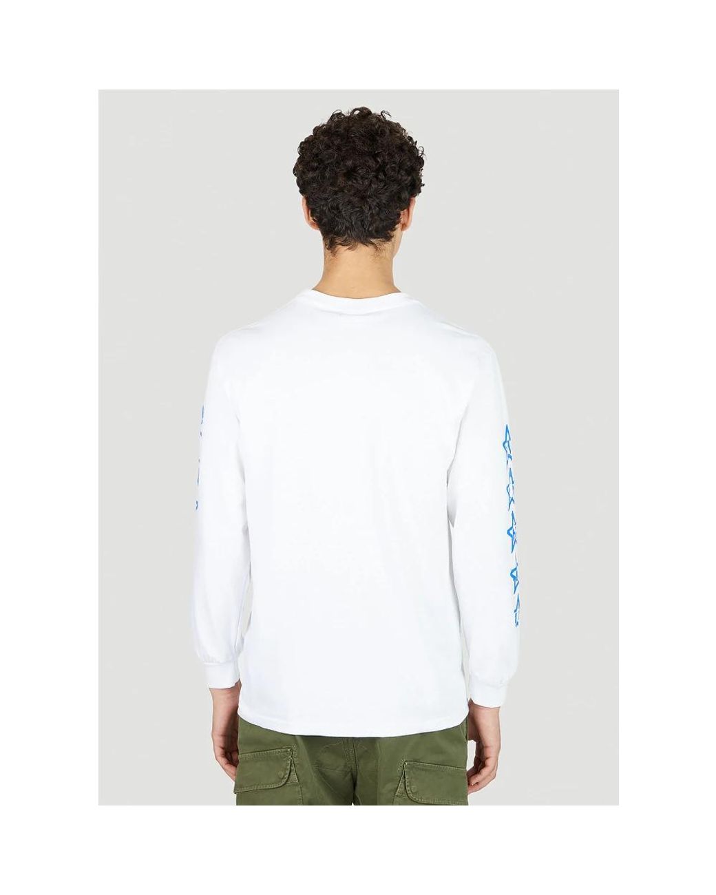 Nancy Blue Long Sleeve Tops for men