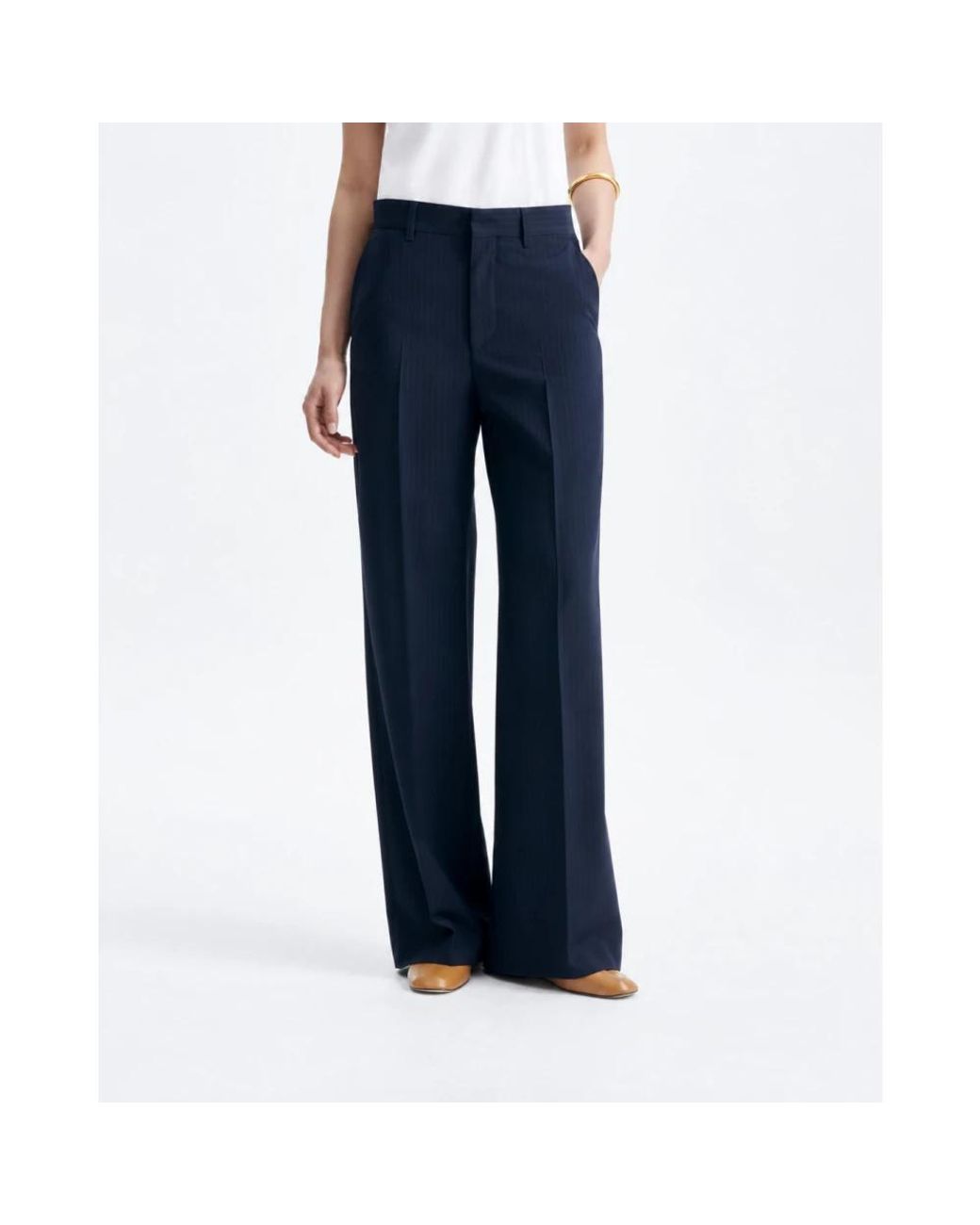 Vanessa Bruno Blue Wide Trousers
