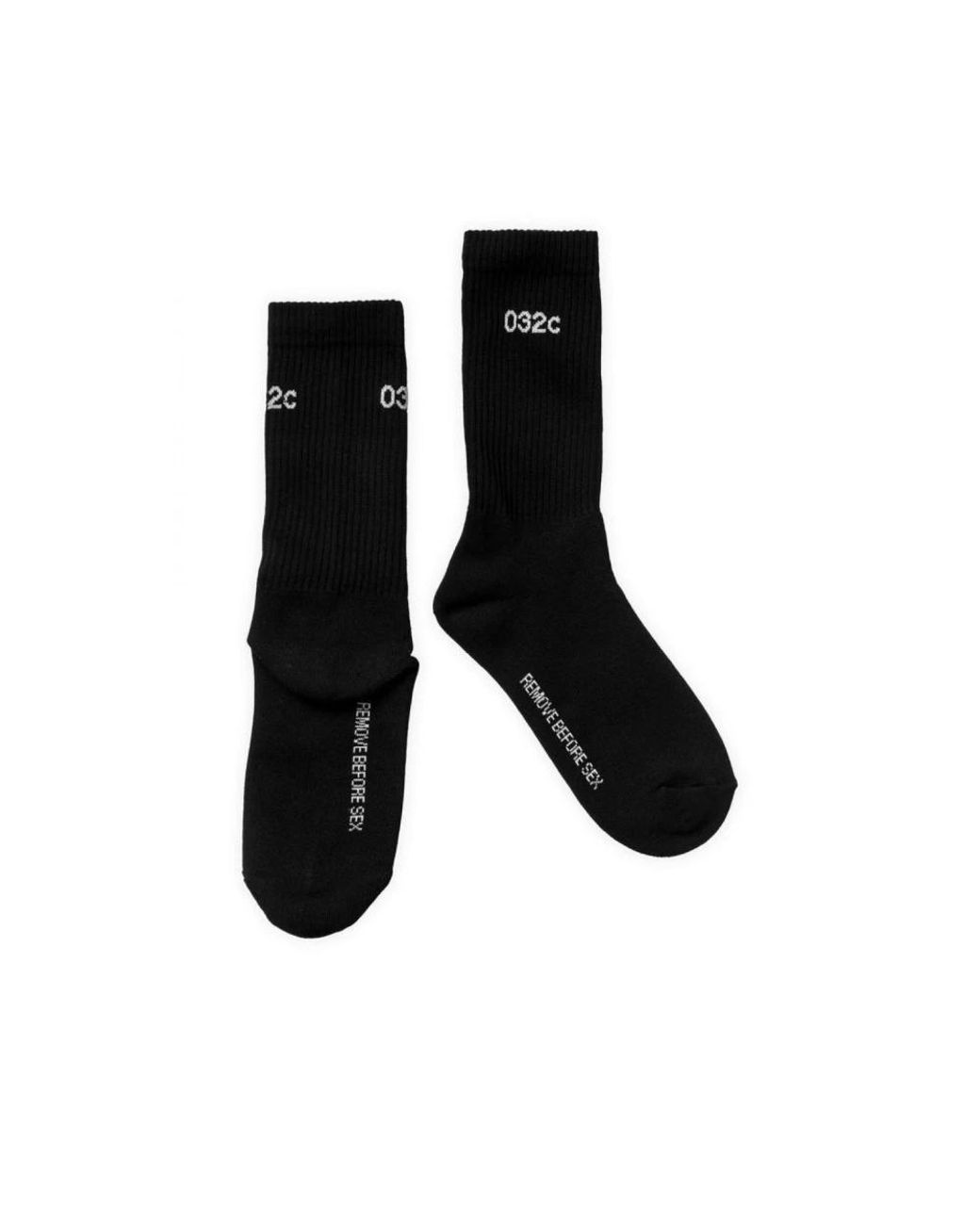Socks 032c de hombre de color Black