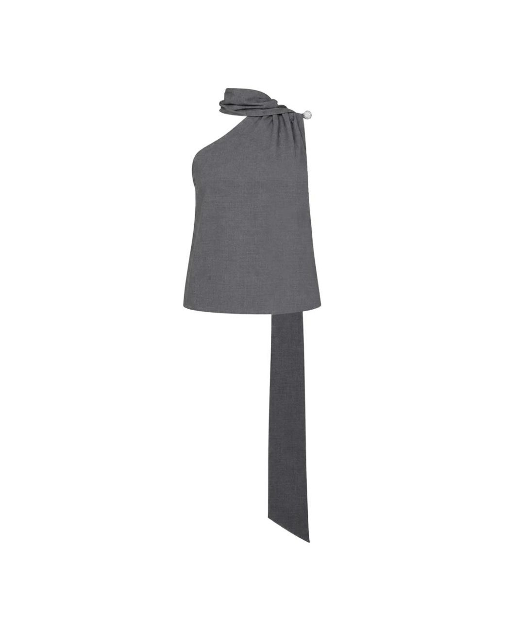 GIUSEPPE DI MORABITO Gray Sleeveless Tops