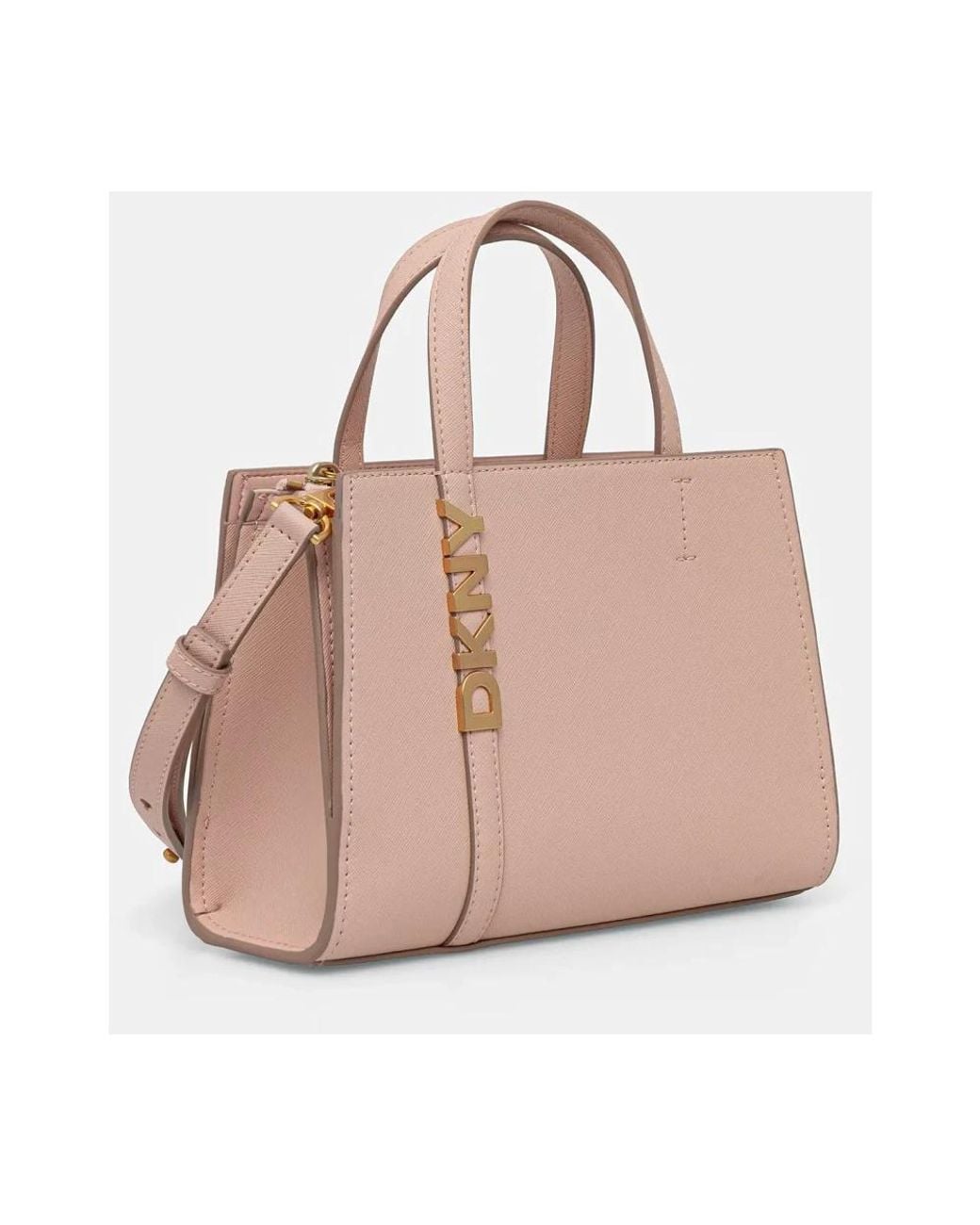 Handbags DKNY de color Pink