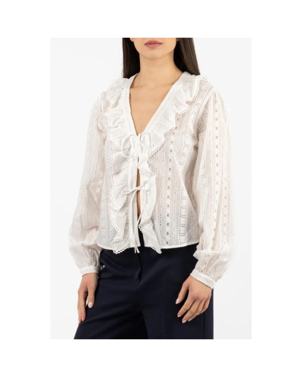 Mc2 Saint Barth White Blouses
