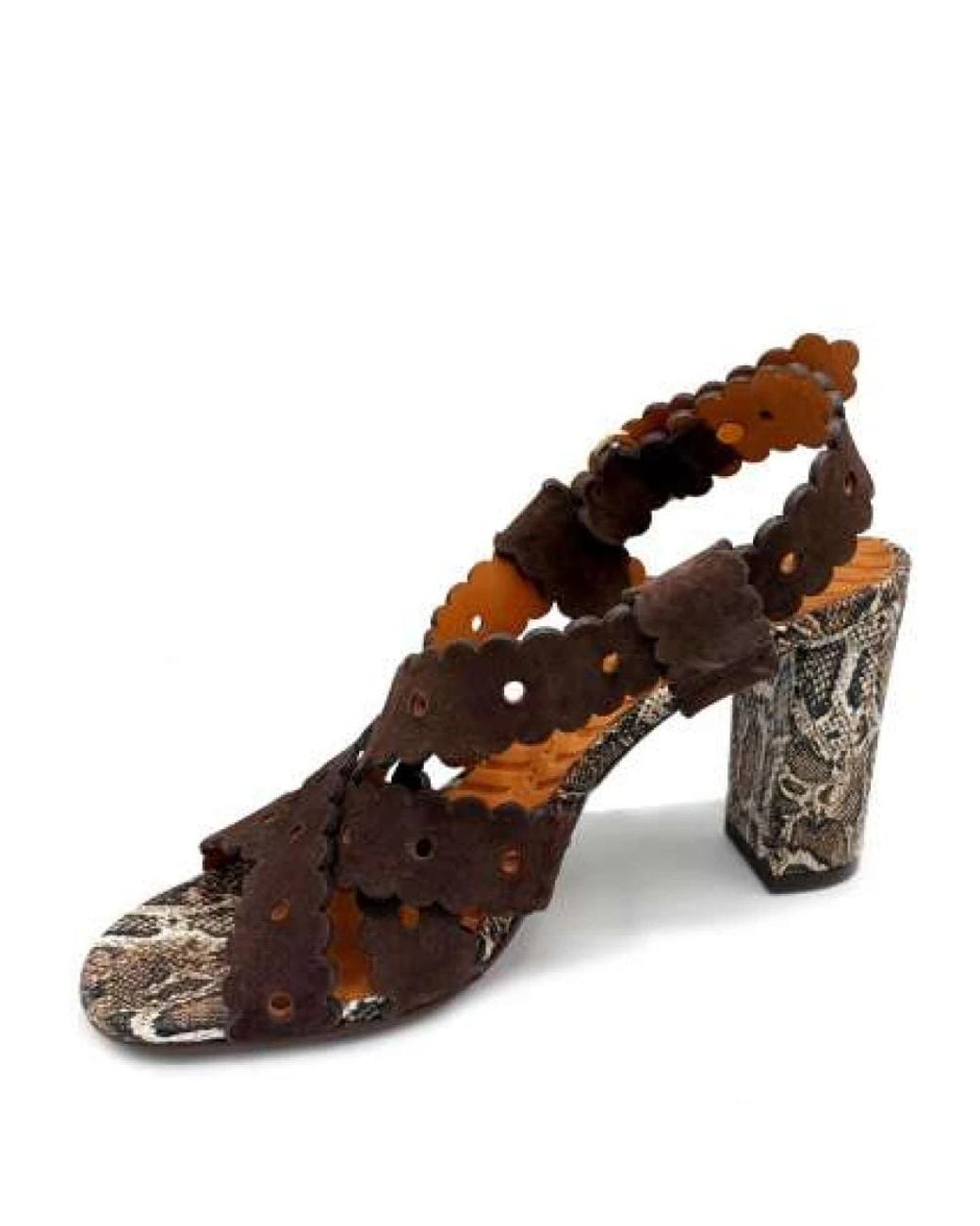 Chie Mihara Brown High Heel Sandals
