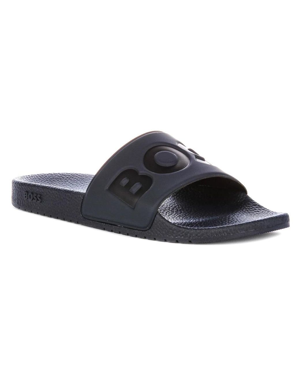 Boss Blue Sliders for men