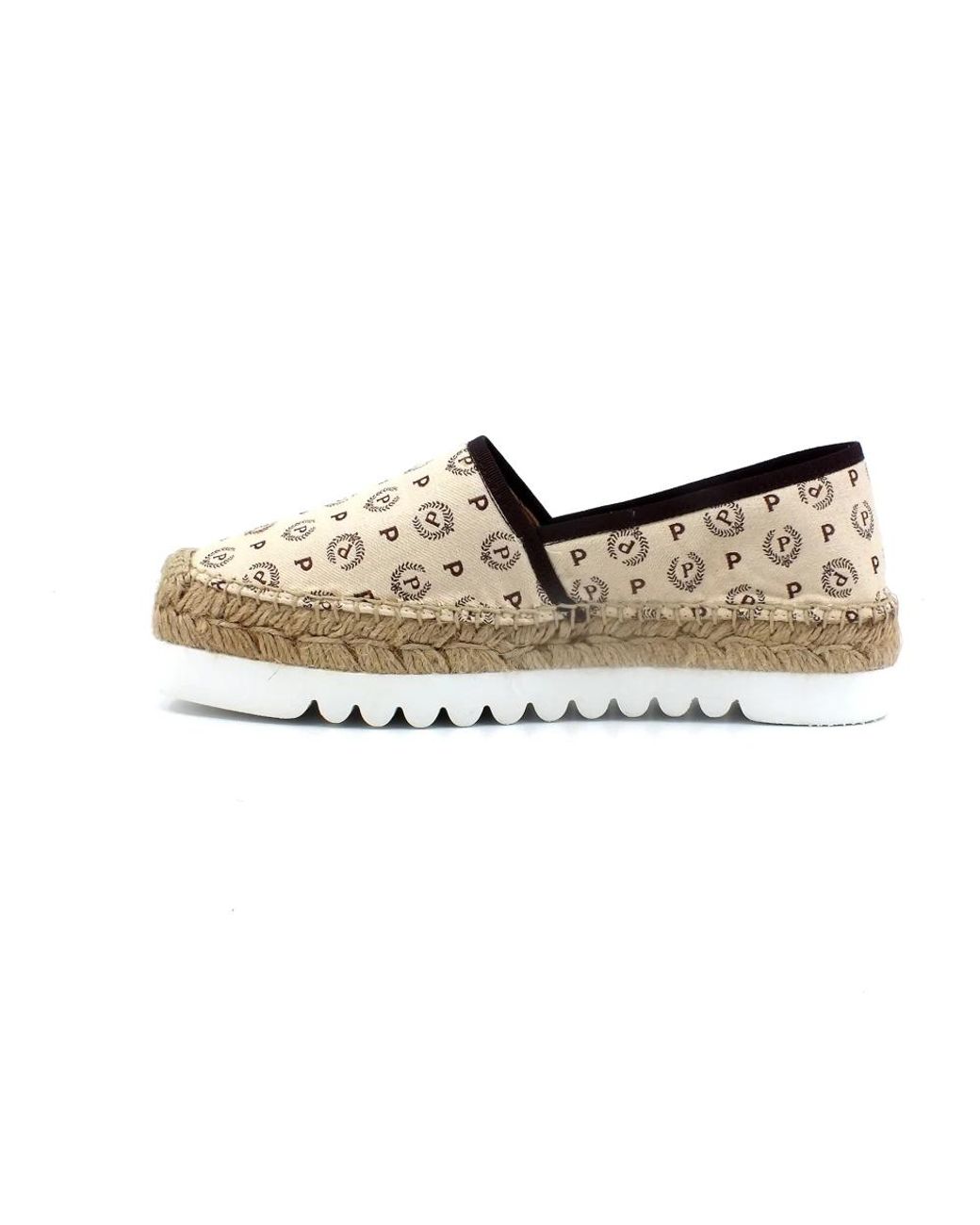 Espadrilles Pollini en coloris Natural