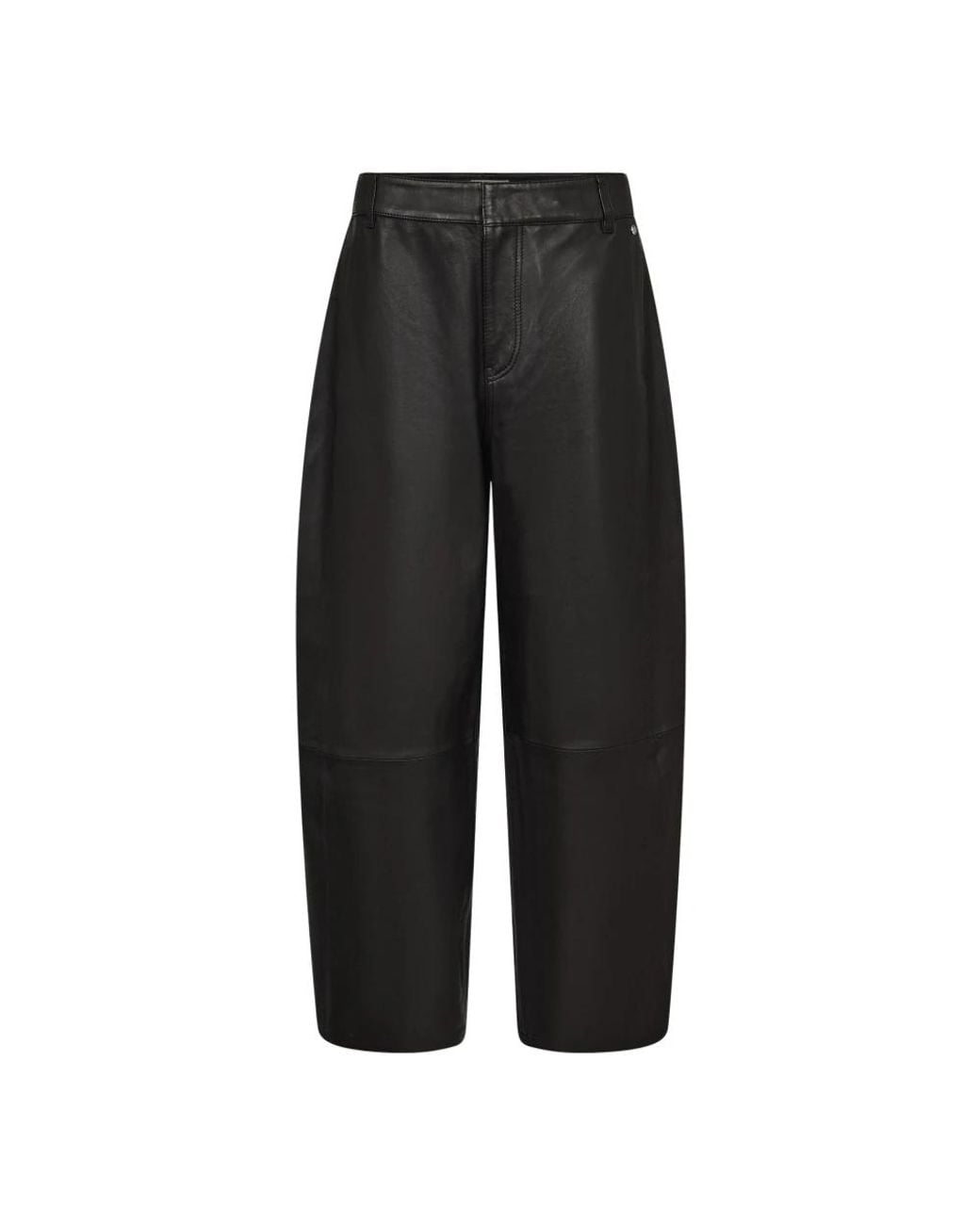 Mos Mosh Black Leather Trousers
