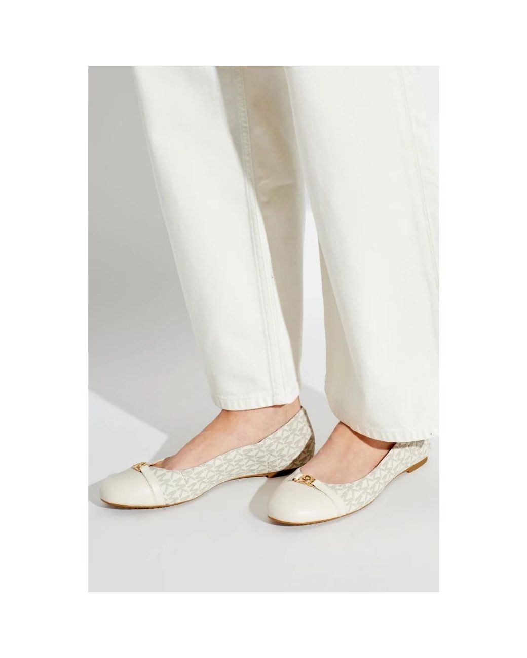 Michael Kors Natural Ballerina Shoes