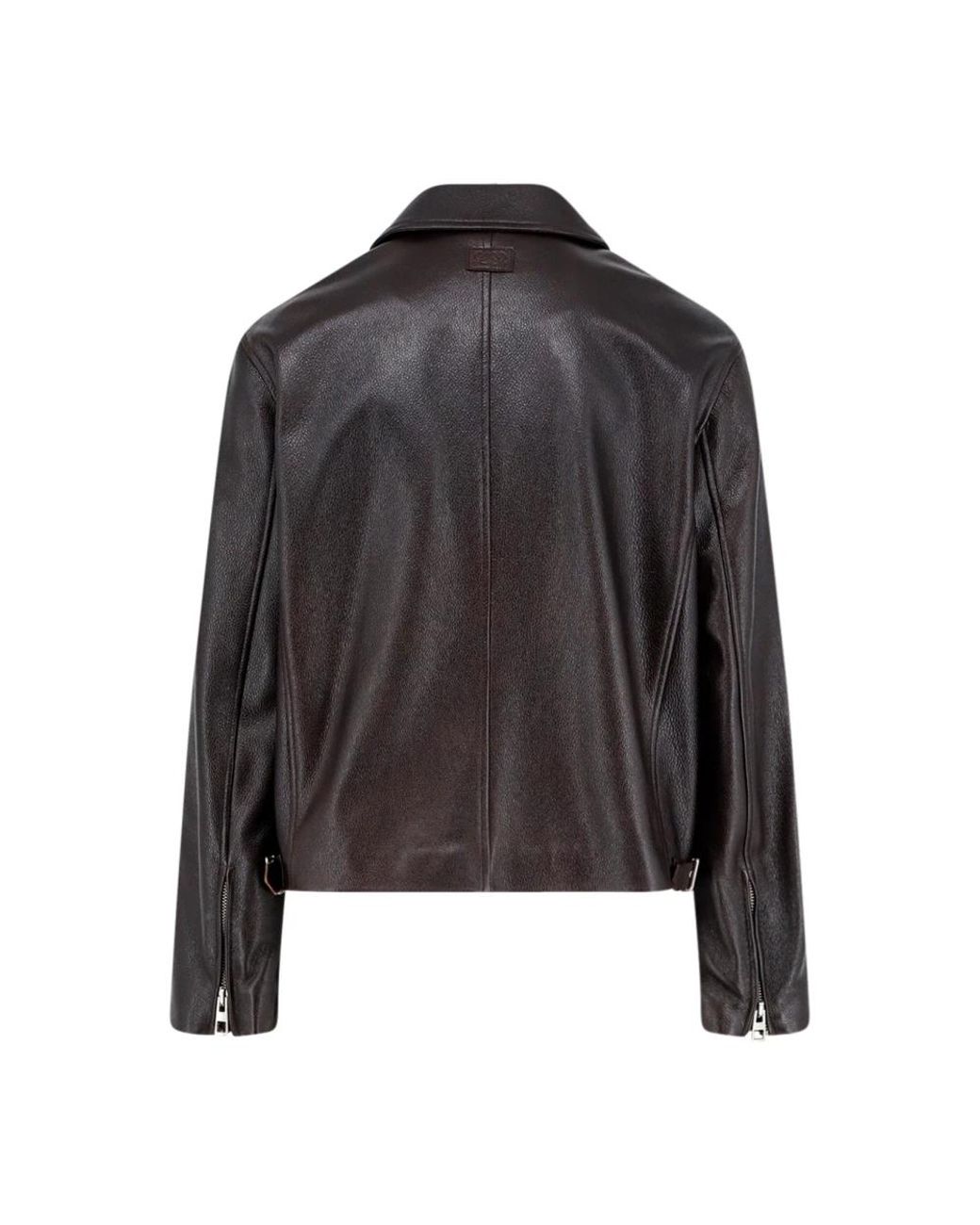 Leather Jackets Loewe de hombre de color Black