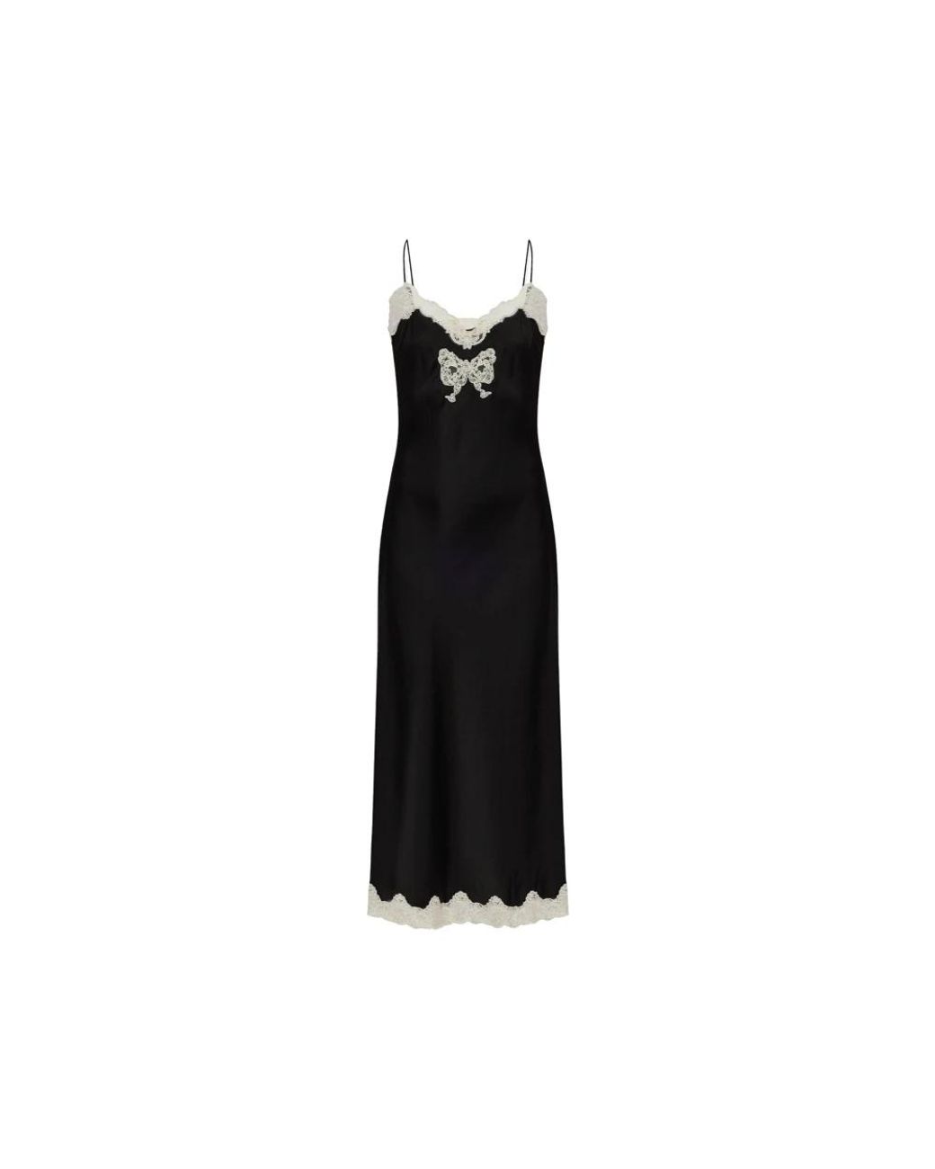 Midi Dresses LoveShackFancy en coloris Black