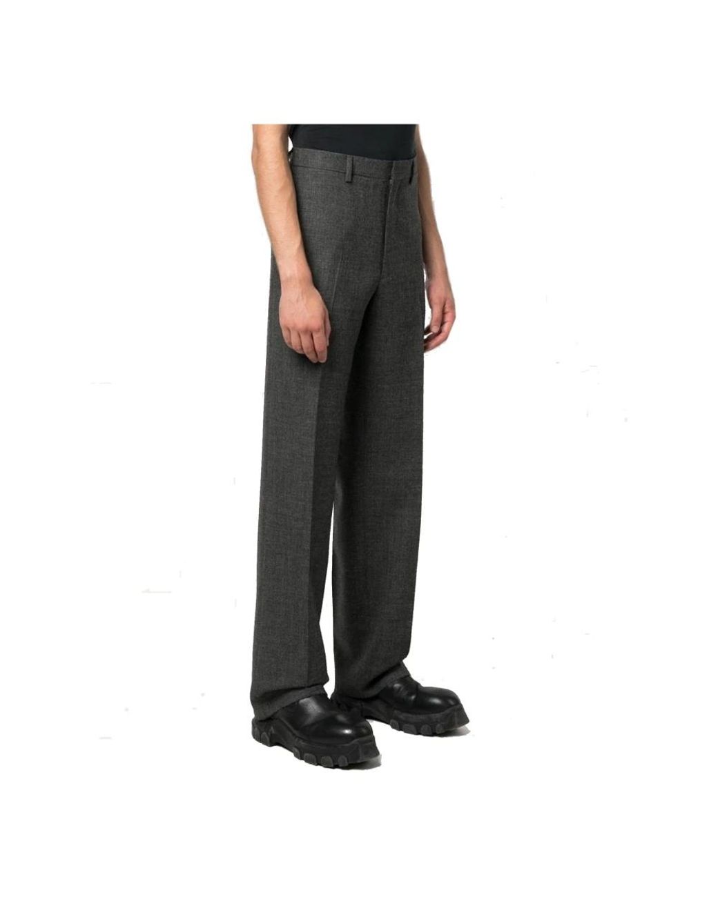 Prada Gray Suit Trousers for men