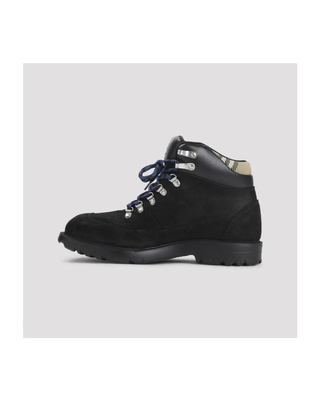 Burberry Black Lace-Up Boots for men