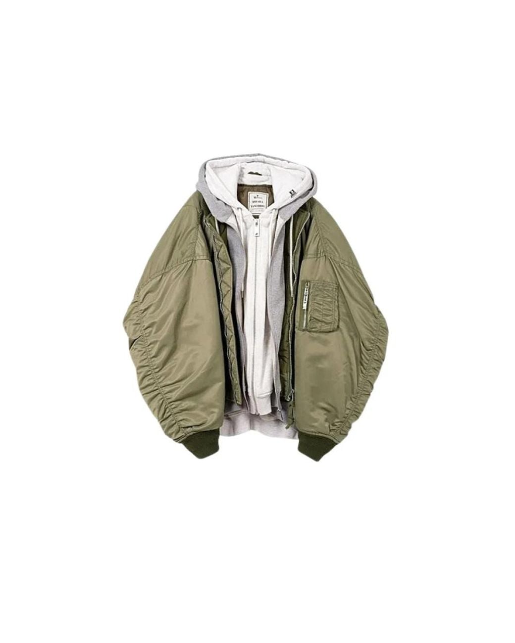 Maison Mihara Yasuhiro Green Bomber Jackets