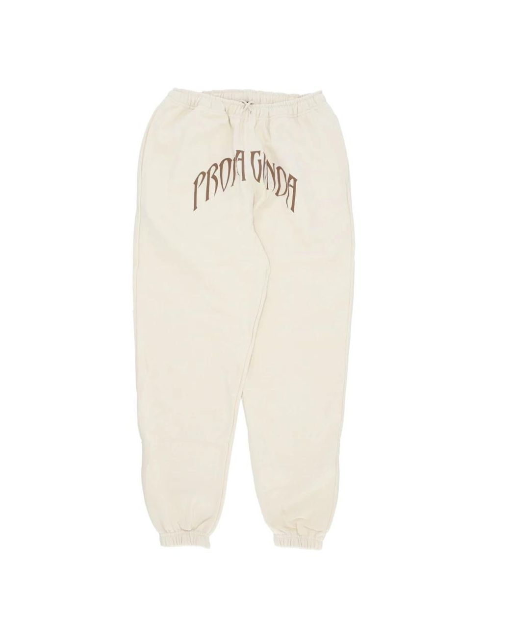 Propaganda Broeken ,Wit ,Katoen Triangle Panther Sweat Suit Set in het Natural voor heren