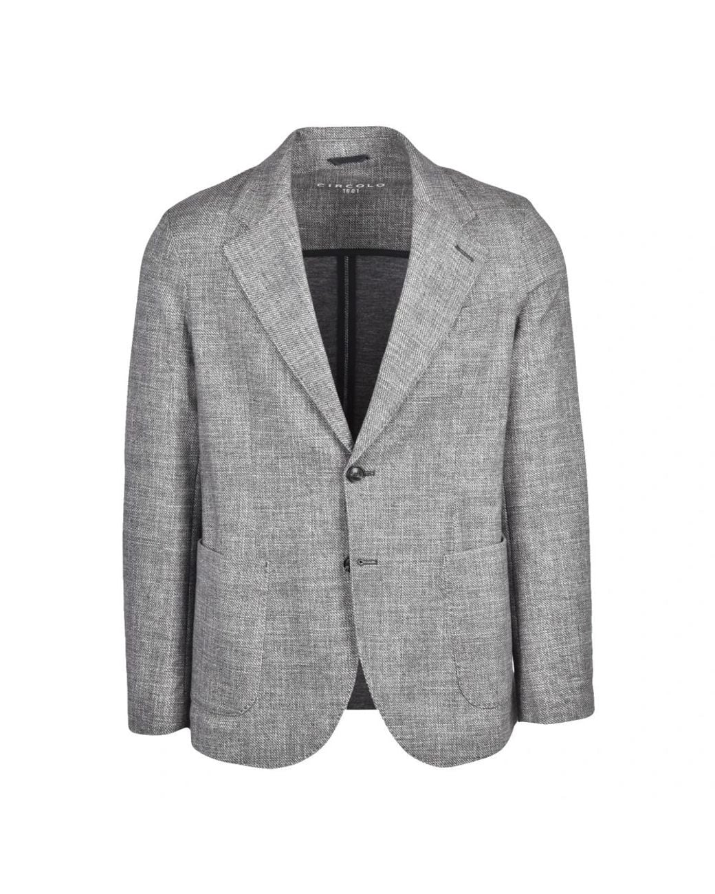 Circolo 1901 Gray Blazers for men