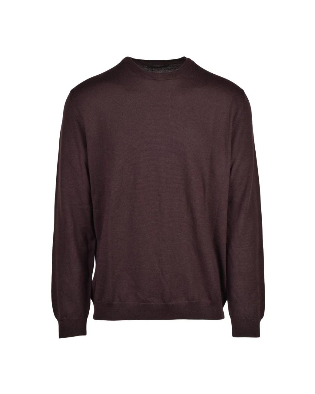 Slowear Brown Round-Neck Knitwear for men
