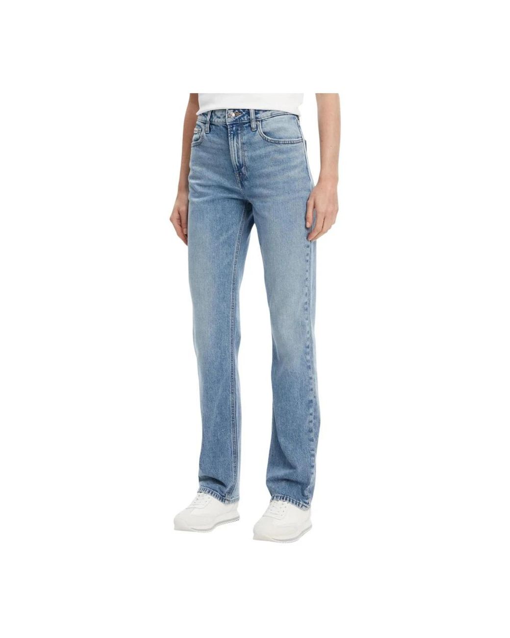 Calvin Klein Blue Straight Fit Jeans