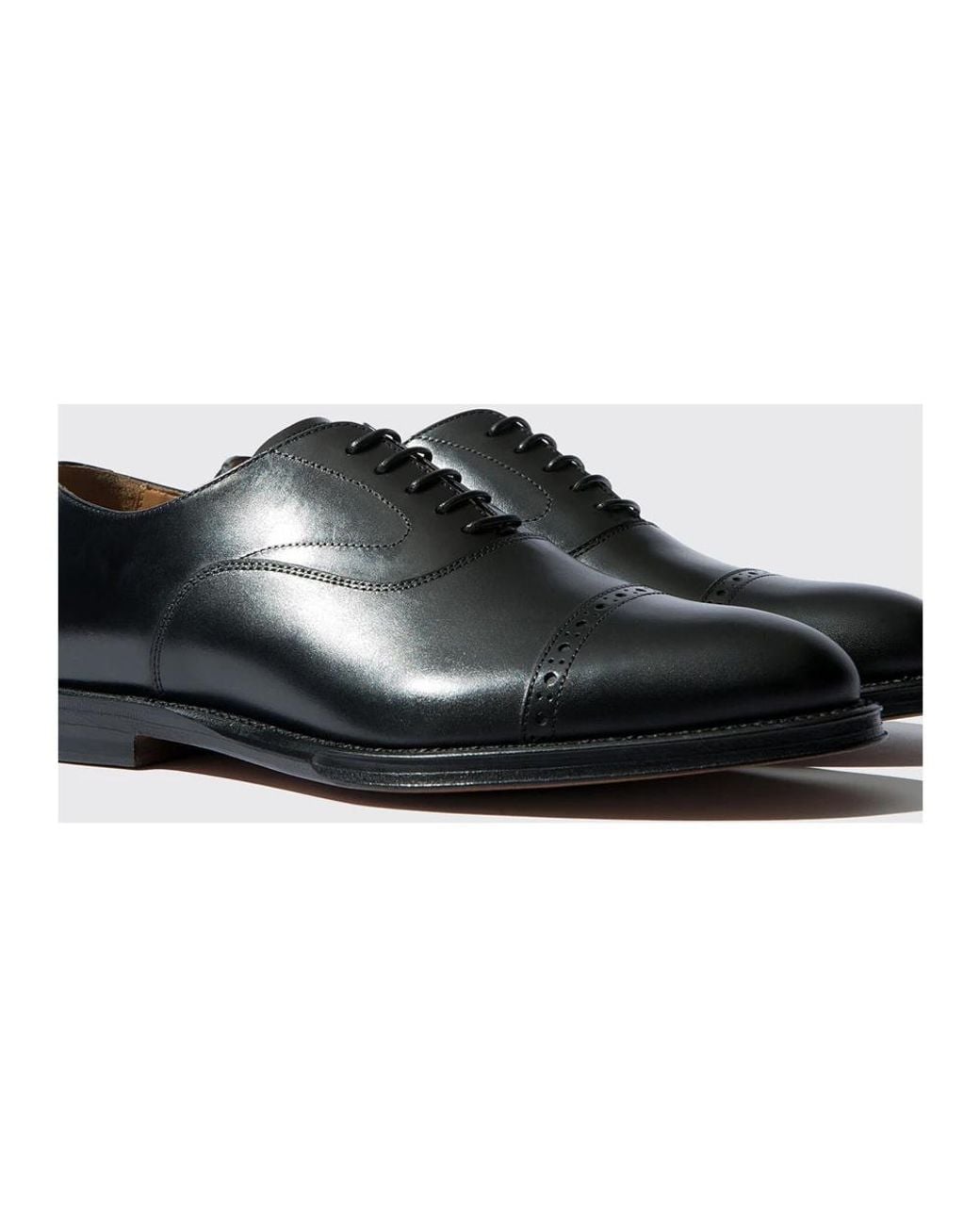 Scarosso Black Laced Shoes for men