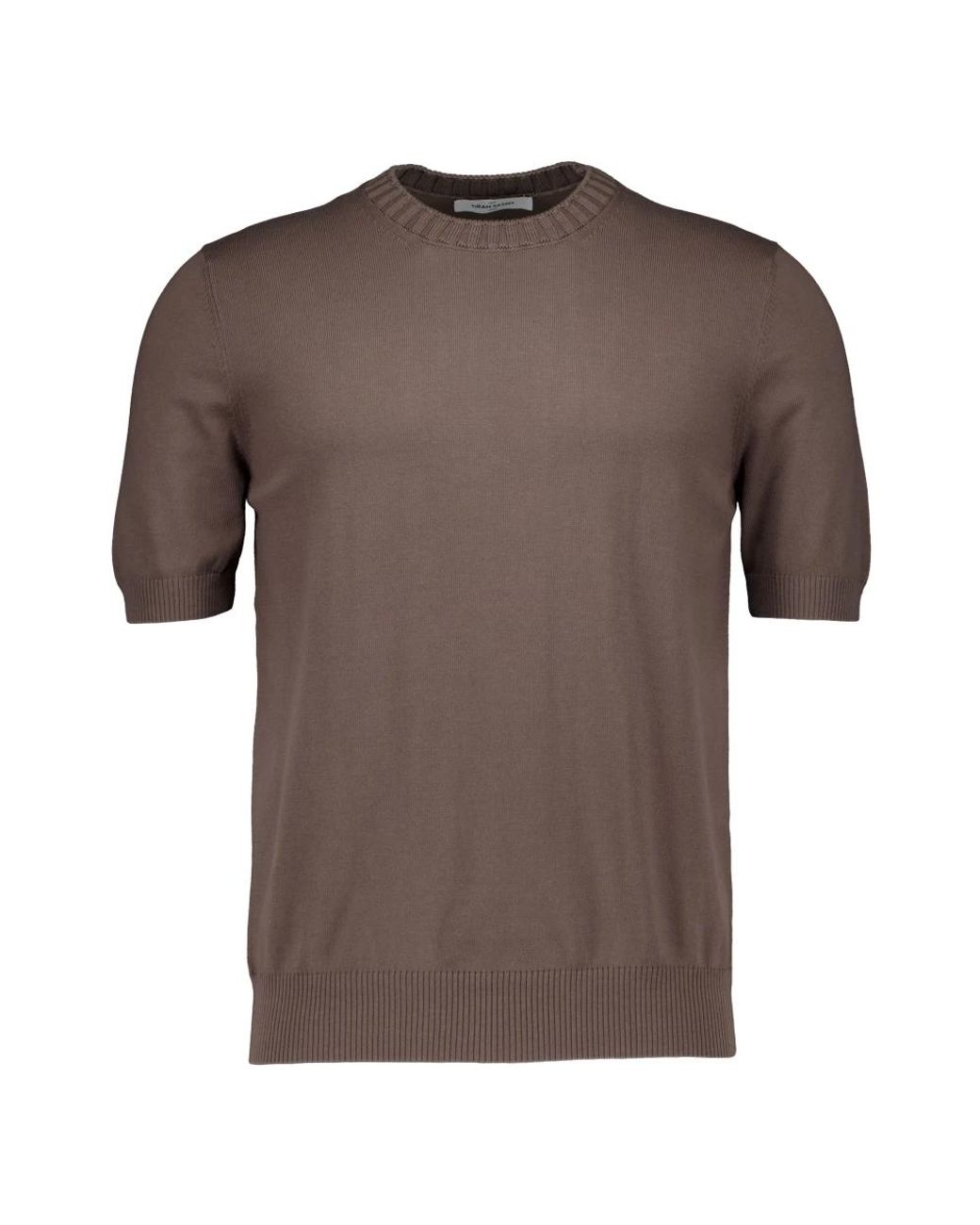 Gran Sasso Brown Round-Neck Knitwear for men