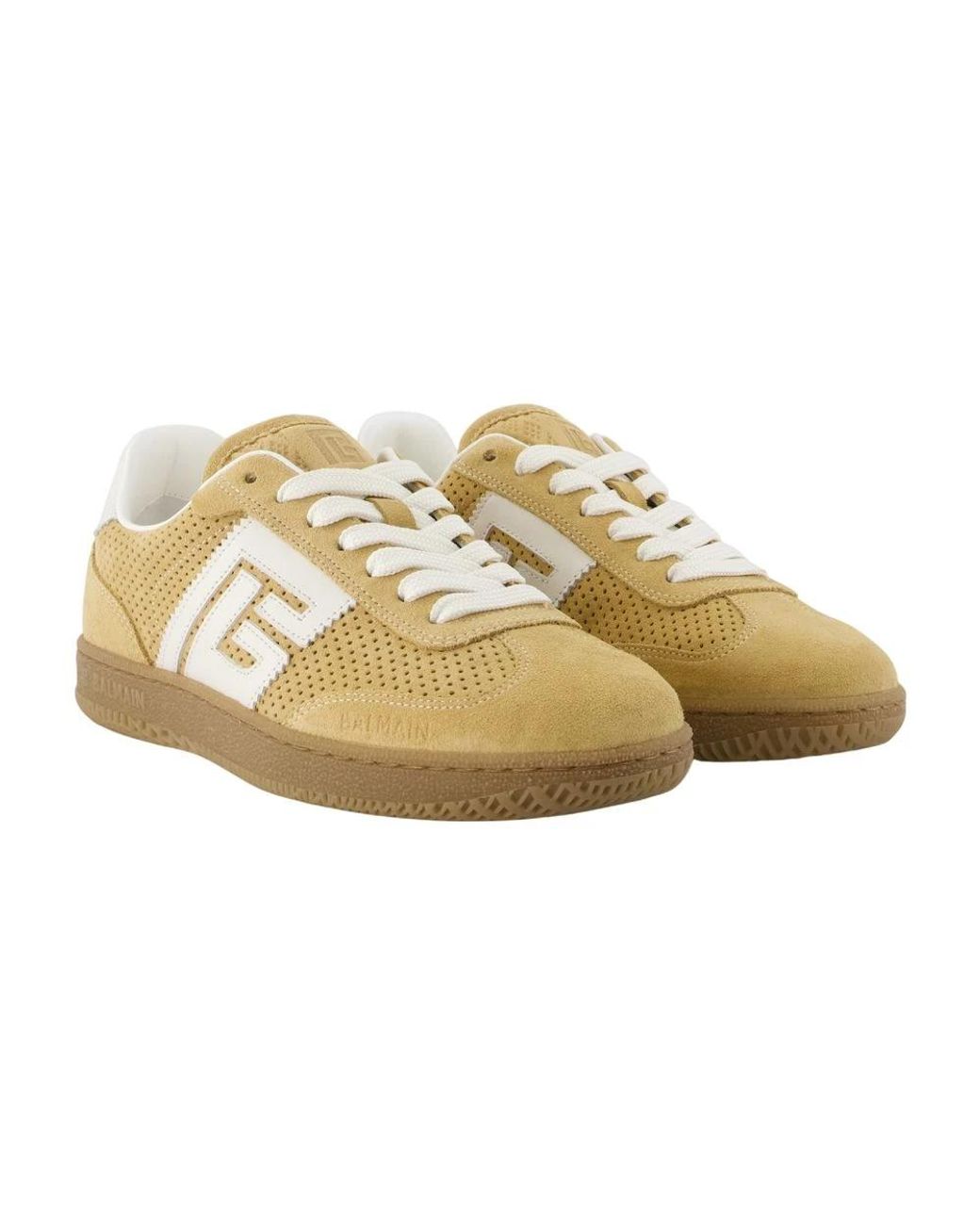 Balmain Natural Swan Sneakers
