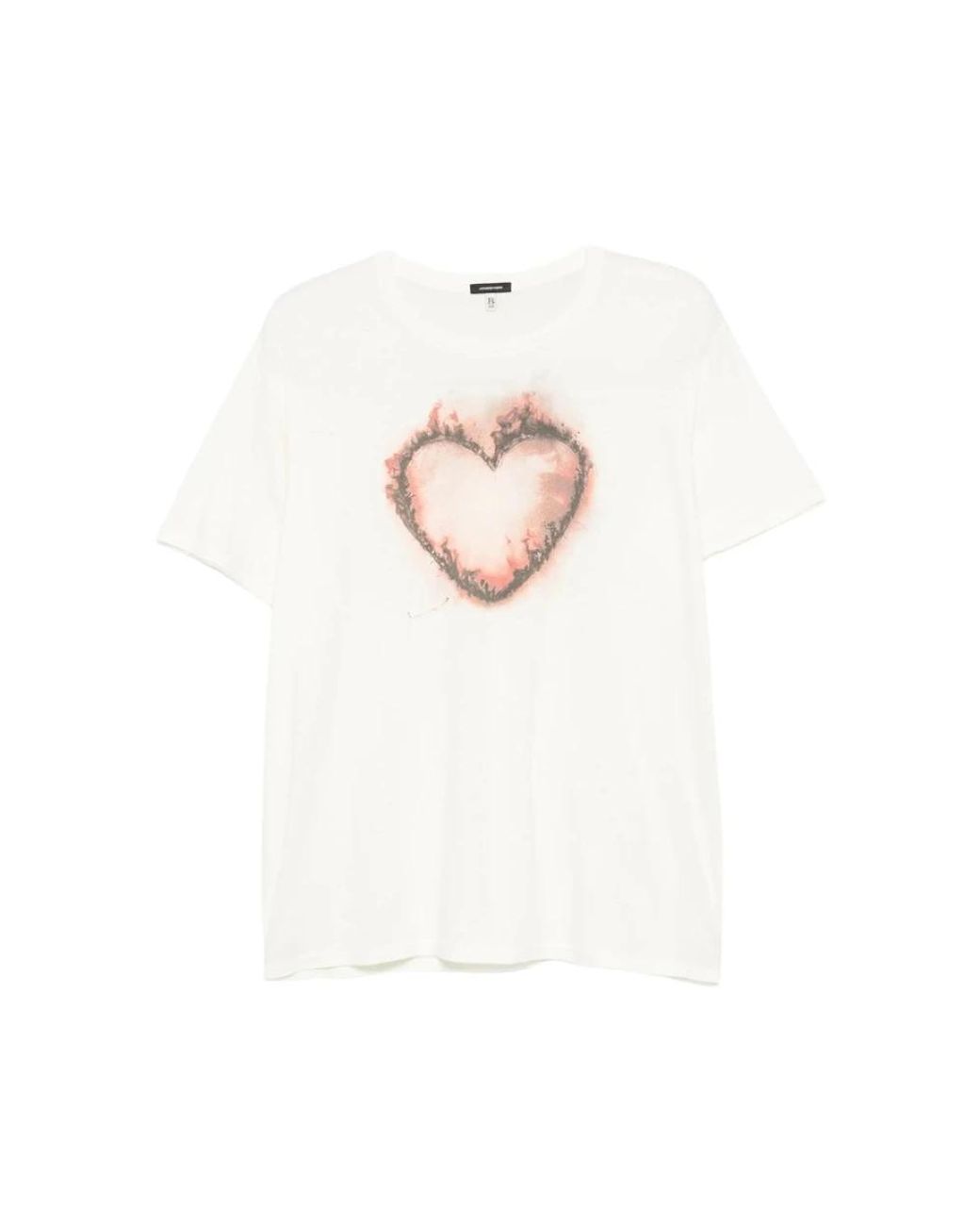 R13 White T-Shirts for men
