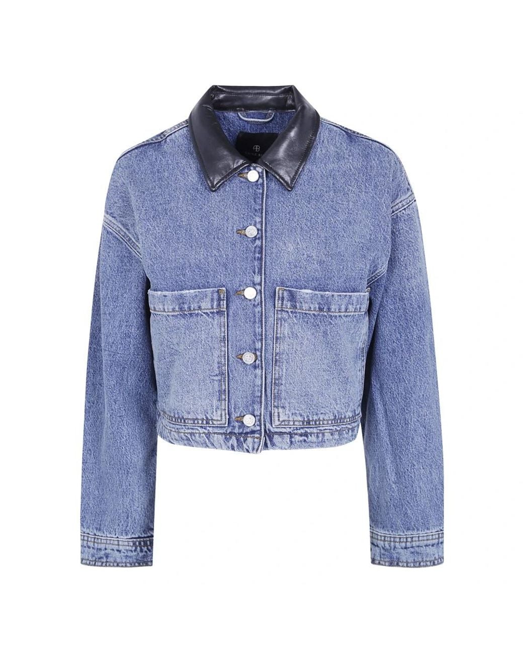 Anine Bing Blue Denim Jackets