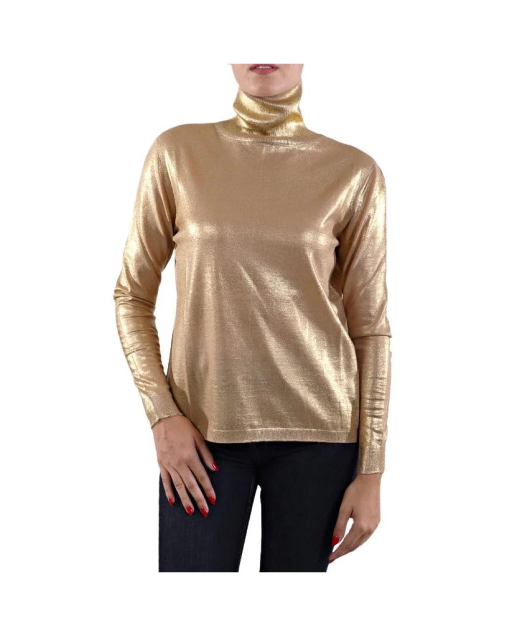 Liviana Conti Natural Turtlenecks