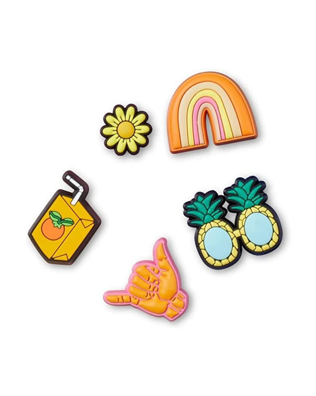 CROCSTM Accessoires ,Veelkleurig ,Decoratieve Schoenbedels in het Multicolor