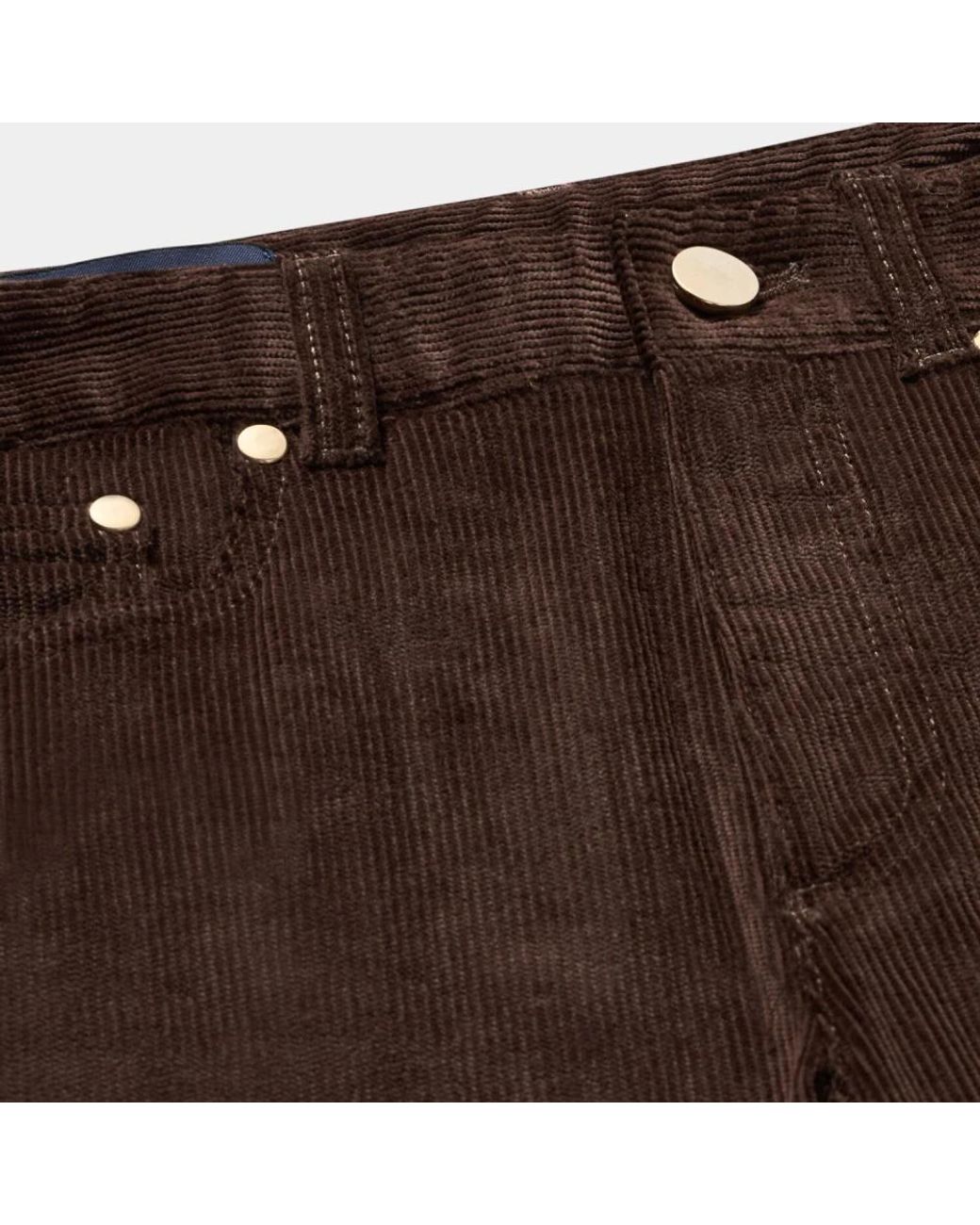 Brooks Brothers Brown Slim-Fit Trousers