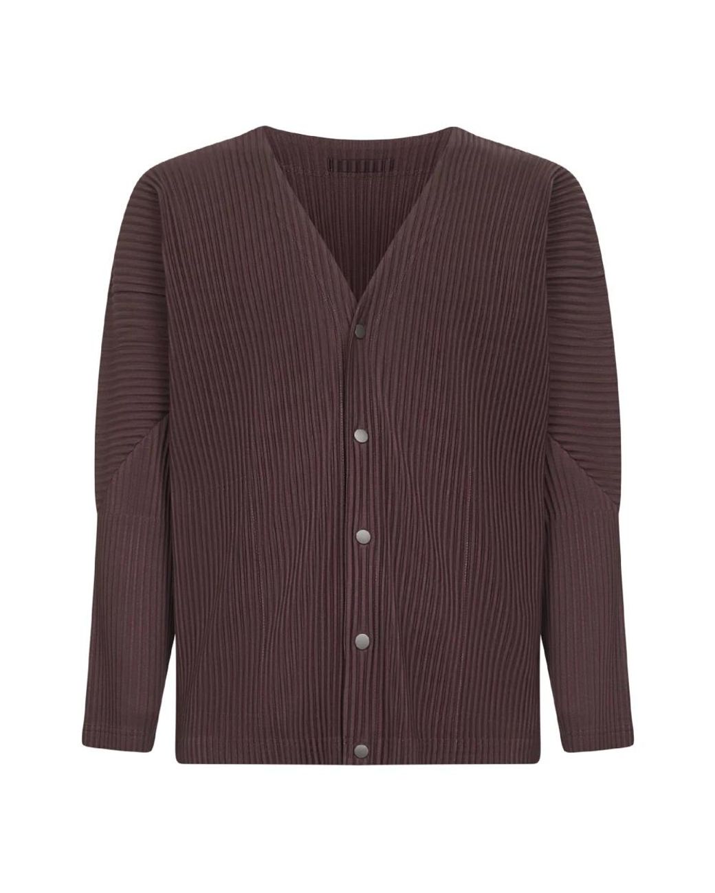 Cardigans Issey Miyake de hombre de color Purple