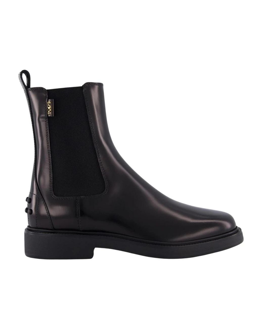Tod's Black Chelsea Boots