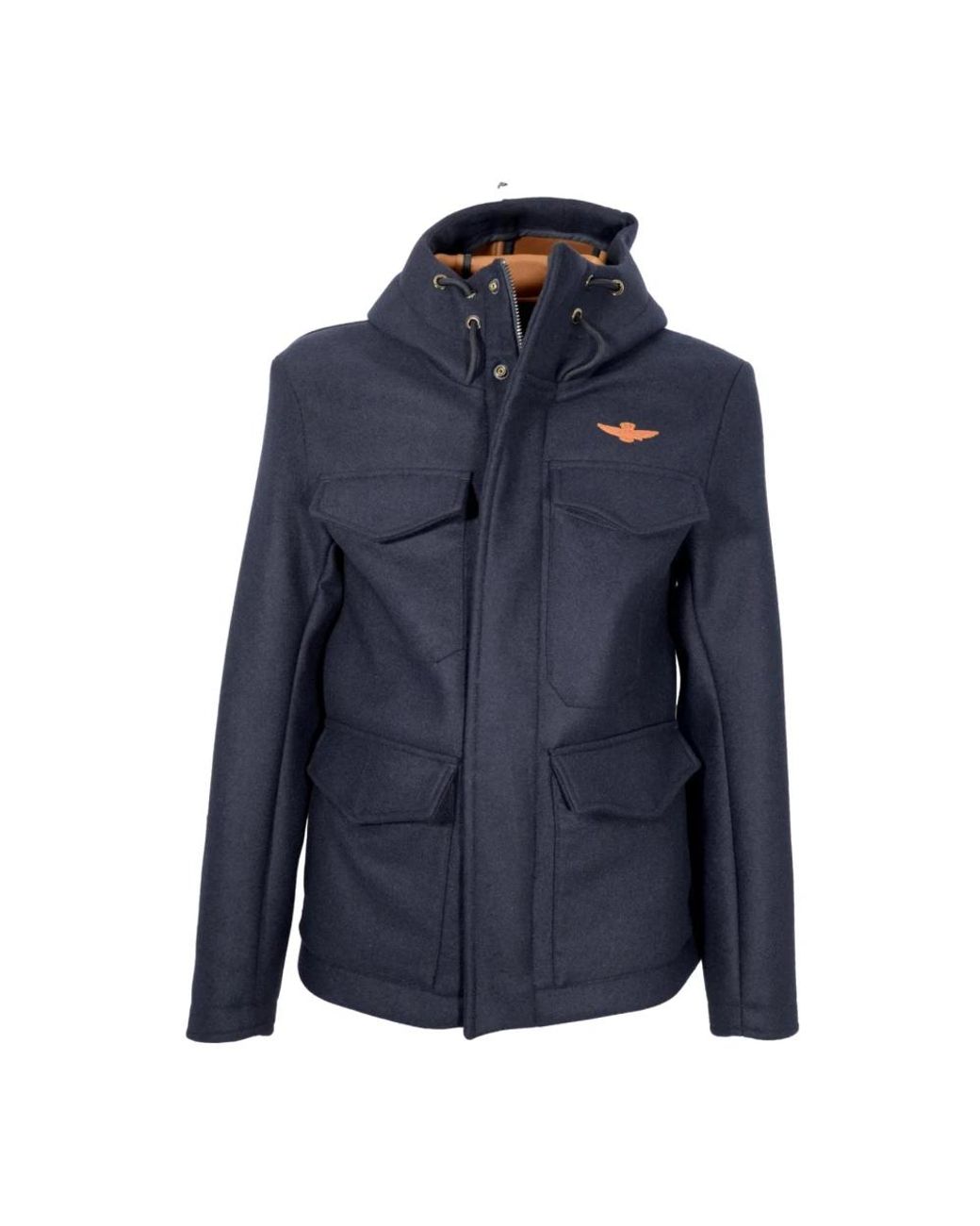 Aeronautica Militare Blue Light Jackets for men