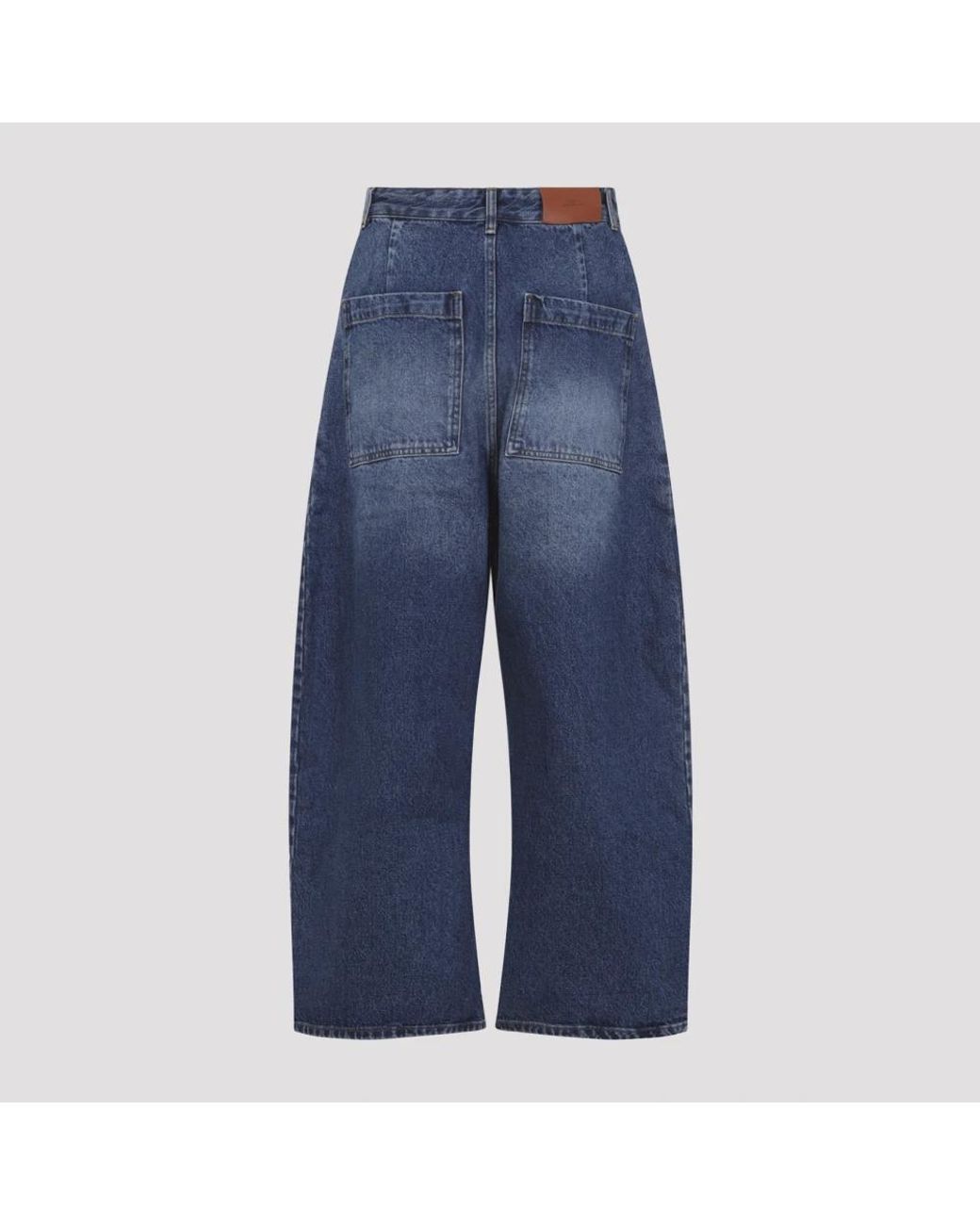 Studio Nicholson Blue Loose-Fit Jeans