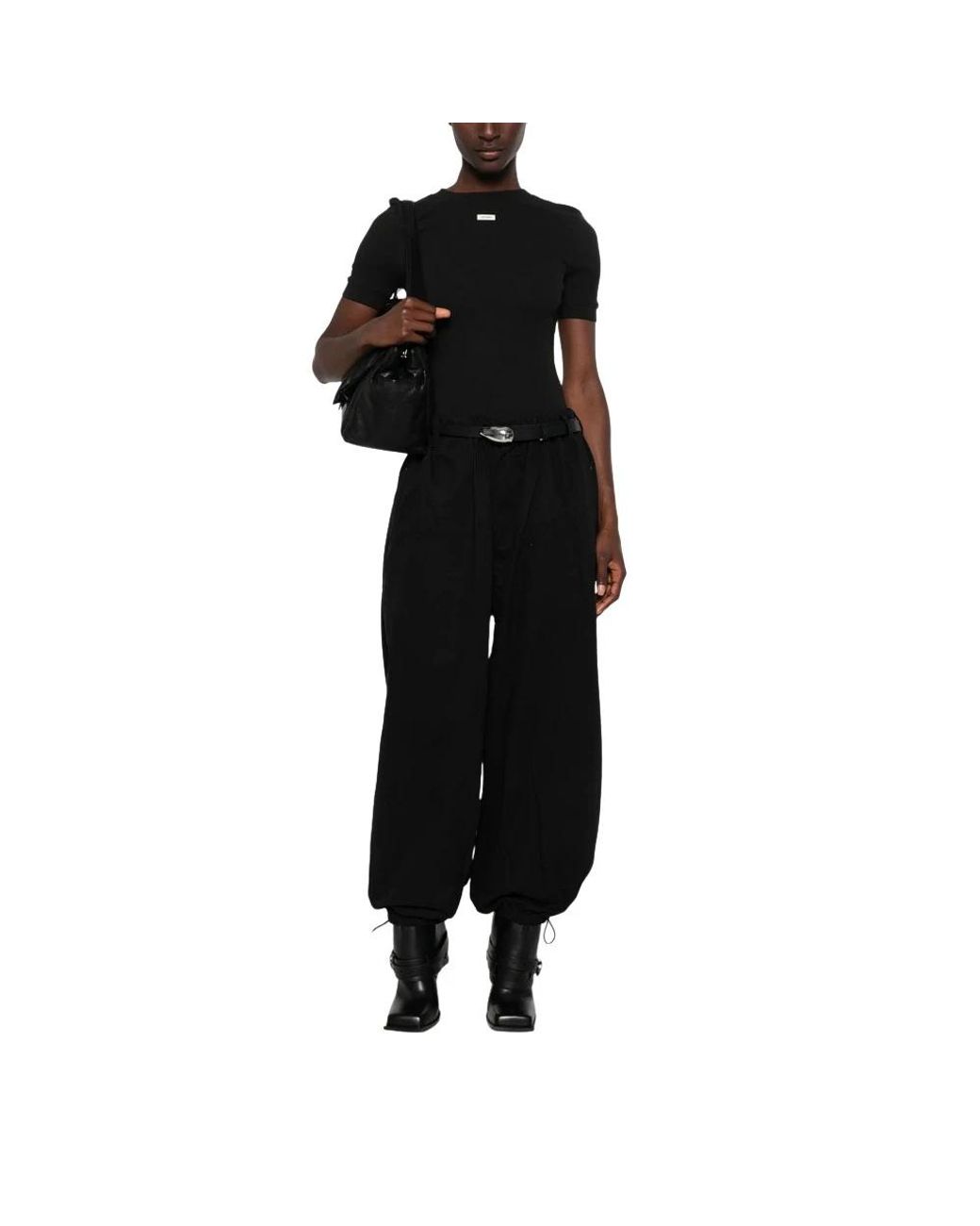 Entire studios Black Tapered Trousers