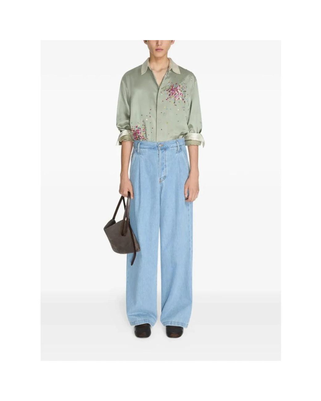 Dries Van Noten Blue Straight Fit Jeans