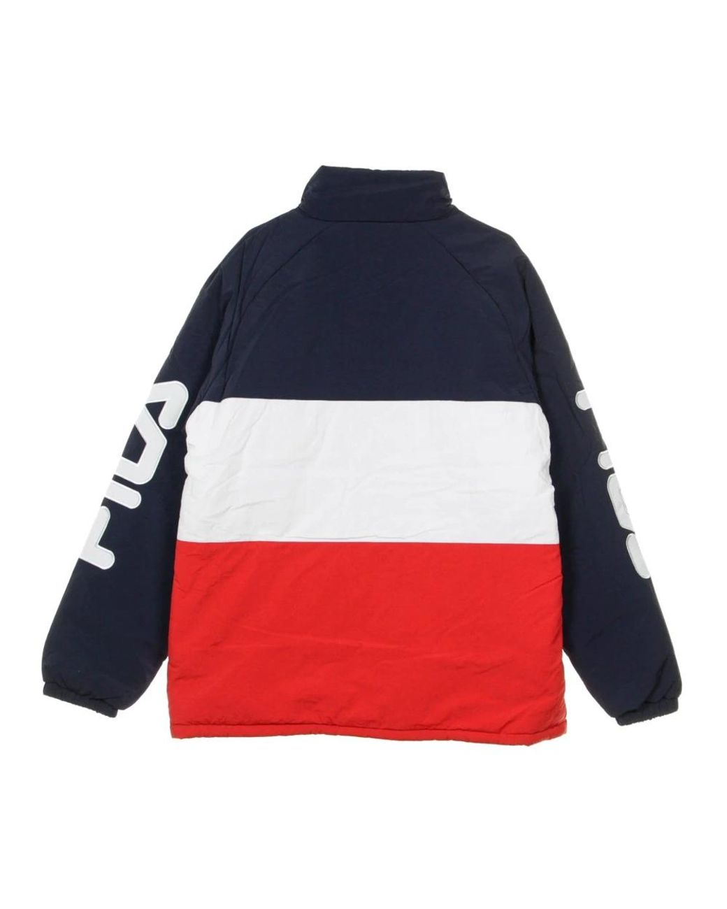 Fila Jassen ,Veelkleurig ,Gewatteerd Herenjack Zwart/Rood/Wit in het Red voor heren