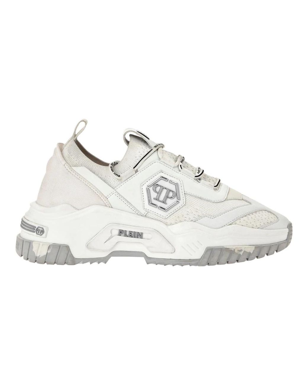 Philipp Plein White Predator Sneakers