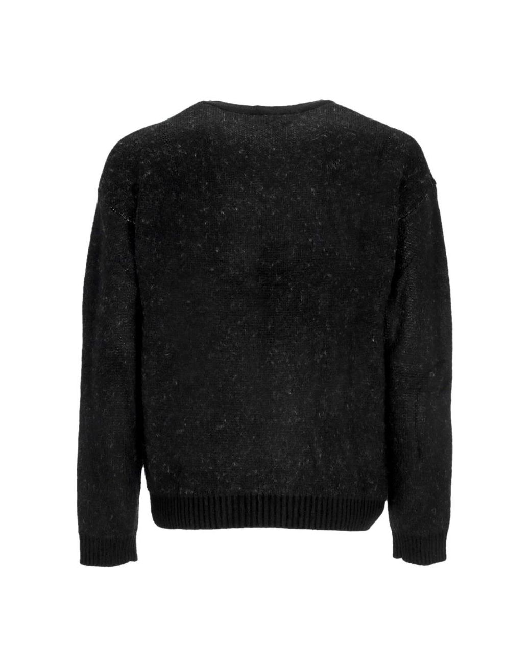 USUAL Black Round-Neck Knitwear for men