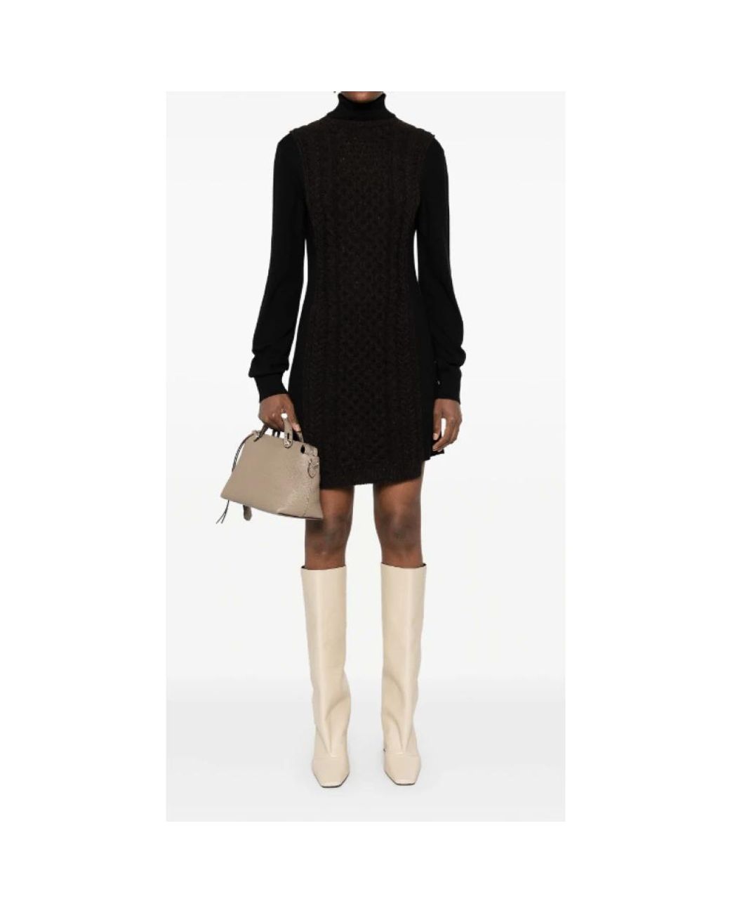 Fendi Black Knitted Dresses