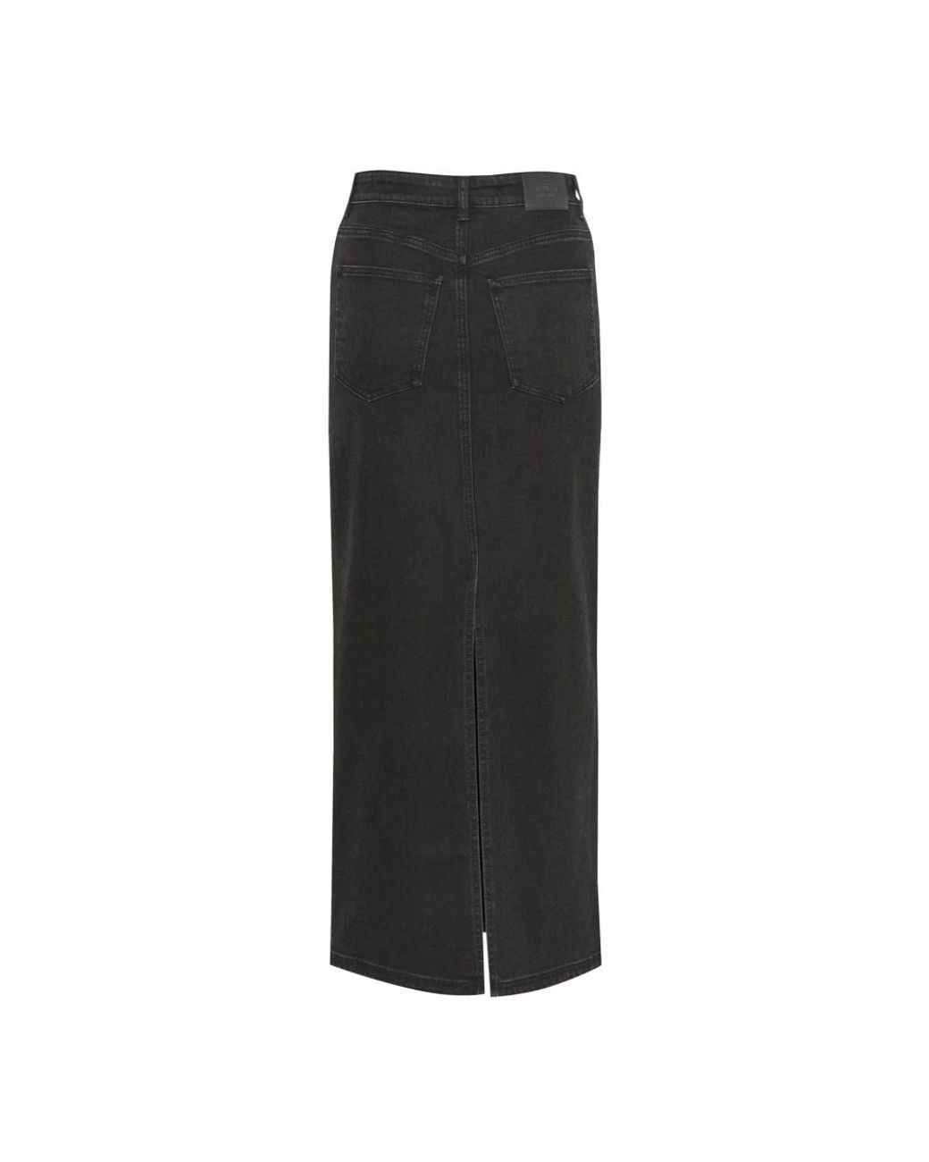 Denim Skirts Gestuz de color Black