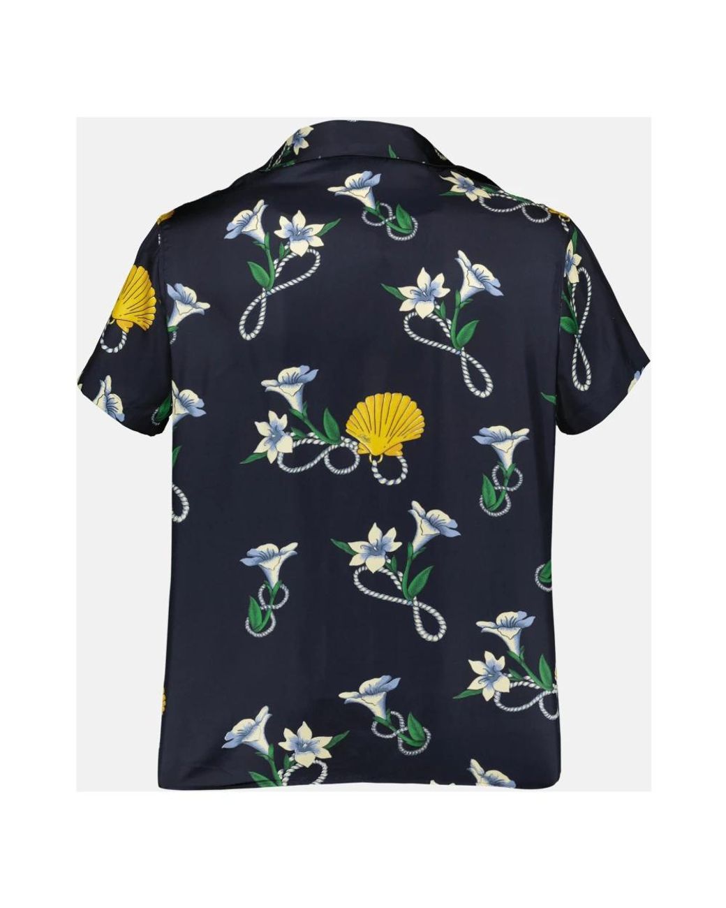 Drole de Monsieur Blue Short Sleeve Shirts for men